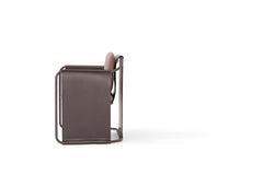 Amura 'Kimono' Armchair in Chocolate by Andrea Quaglio & Manuela Simonelli
