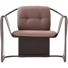 Amura 'Kimono' Armchair in Chocolate by Andrea Quaglio & Manuela Simonelli