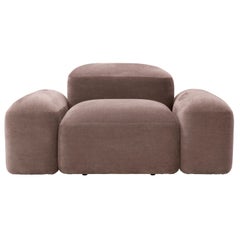 Amura 'Lapis' Armchair in Fabric by Emanuel Gargano & Anton Cristel for Amura