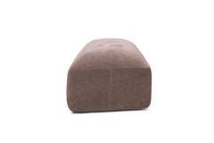 Amura 'Lapis' Bench in Brown Fabric by Emanuel Gargano & Anton Cristell