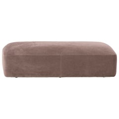 Amura 'Lapis' Bench in Brown Fabric by Emanuel Gargano & Anton Cristell