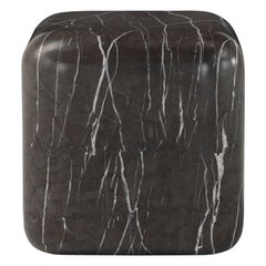 Amura 'Lapis' Coffee Square Table in Marble by Emanuel Gargano