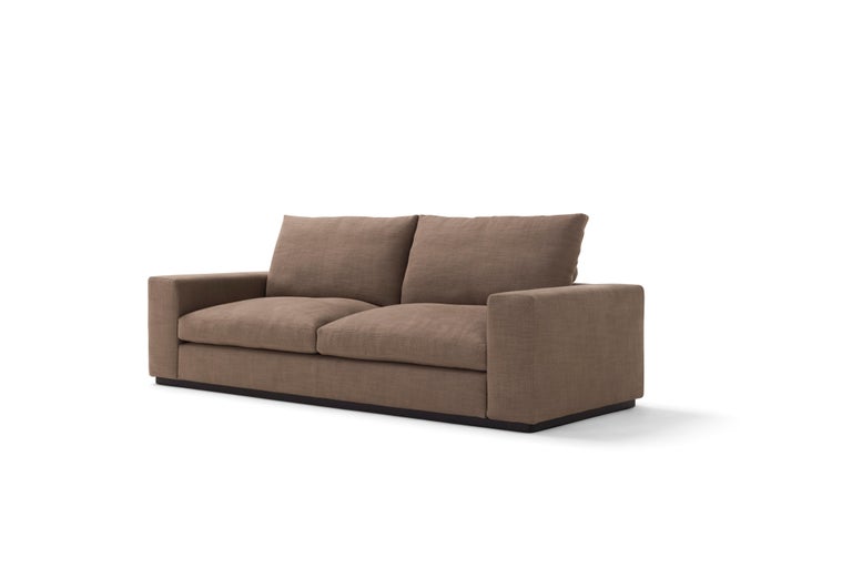 Amura ''Murray'' 2-Seat Sofa in Tan Fabric For Sale at 1stDibs