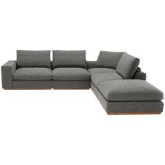 Amura 'Murray' Composition Sofa in Charcoal Fabric by Amura Lab