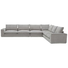 Amura 'Murray' Composition Sofa in Light Gray Fabric by Amura Lab