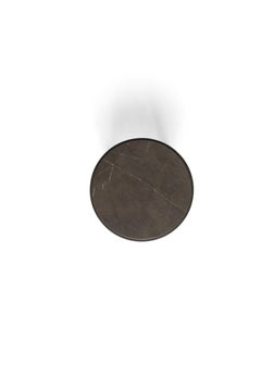 Amura 'Olga' Small Coffee Table in Dark Leg with Black Marble Top by Amuralab