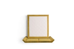 Amura 'Panis' Bed in Yellow Leather by Emanuel Gargano