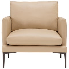 Amura 'Segno' Armchair in Beige Leather by Amura 'Lab