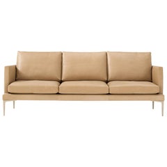 Amura 'Segno' Sofa in Taupe Leather by Amura 'Lab