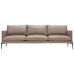 Amura 'Segno' Sofa in Taupe Leather by Amura 'Lab