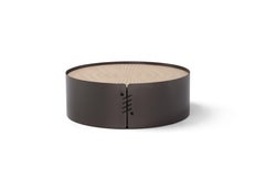 Amura 'Setacci' Coffee Table with Metal Frame and Wood Top