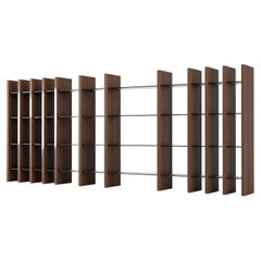 Amura 'Sistema Parere 1' Dark Wood Bookshelf by Emanuel Gargano & Anton Cristel