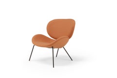 Amura 'Uchiwa' Chair in Orange Fabric by Andrea Quaglio & Manuela Simonelli