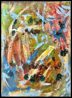 Cicadas by a.muse, Abstract Acrylic Painting on Canvas