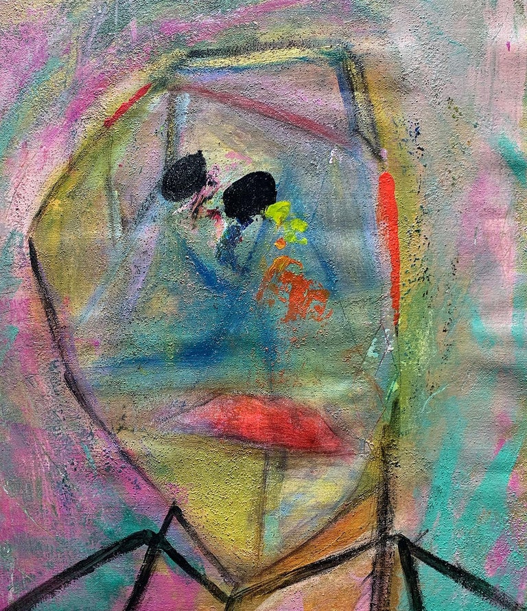 A Muse The Magician Acrylic Sand Pastel Stick Contemporary