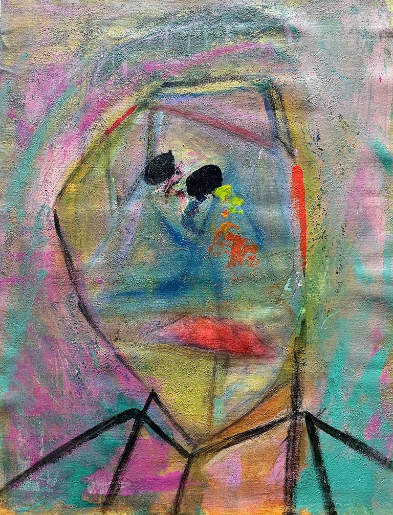 A Muse The Magician Acrylic Sand Pastel Stick Contemporary