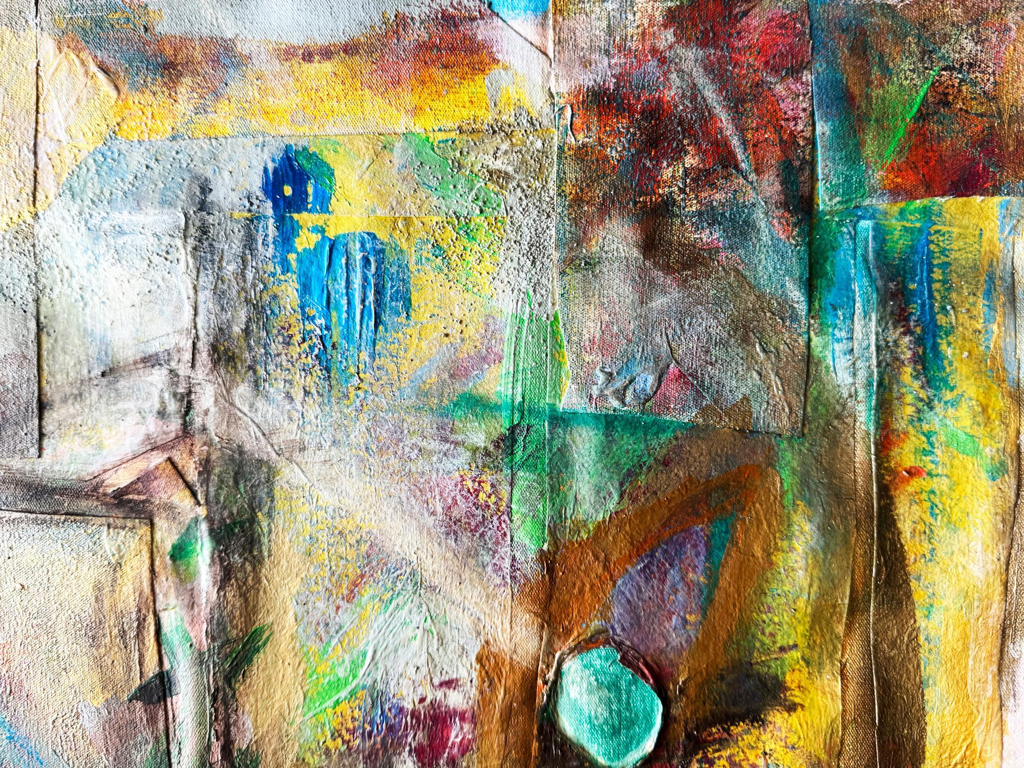 In stile Art Brut, The Third Eye, New York City, 2020 by a.muse è definito da colori vivaci e audaci e tecniche sperimentali a tecnica mista. Si tratta di un 