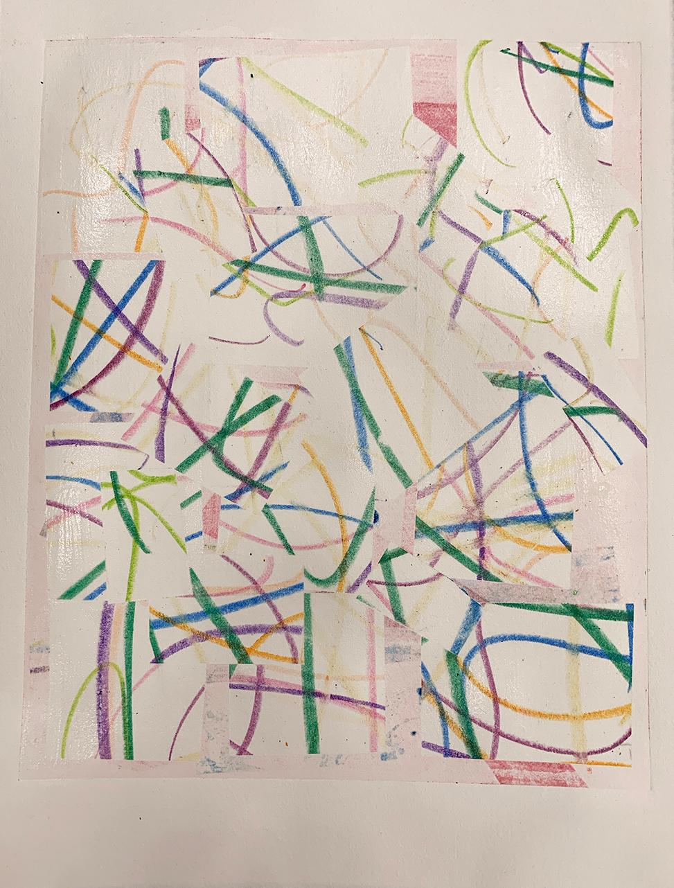 Twirling, One Of A Kind Work on Paper - Print by a.muse