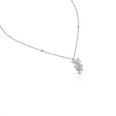 Amwaj Anhänger aus 18 Karat Weißgold mit Diamanten