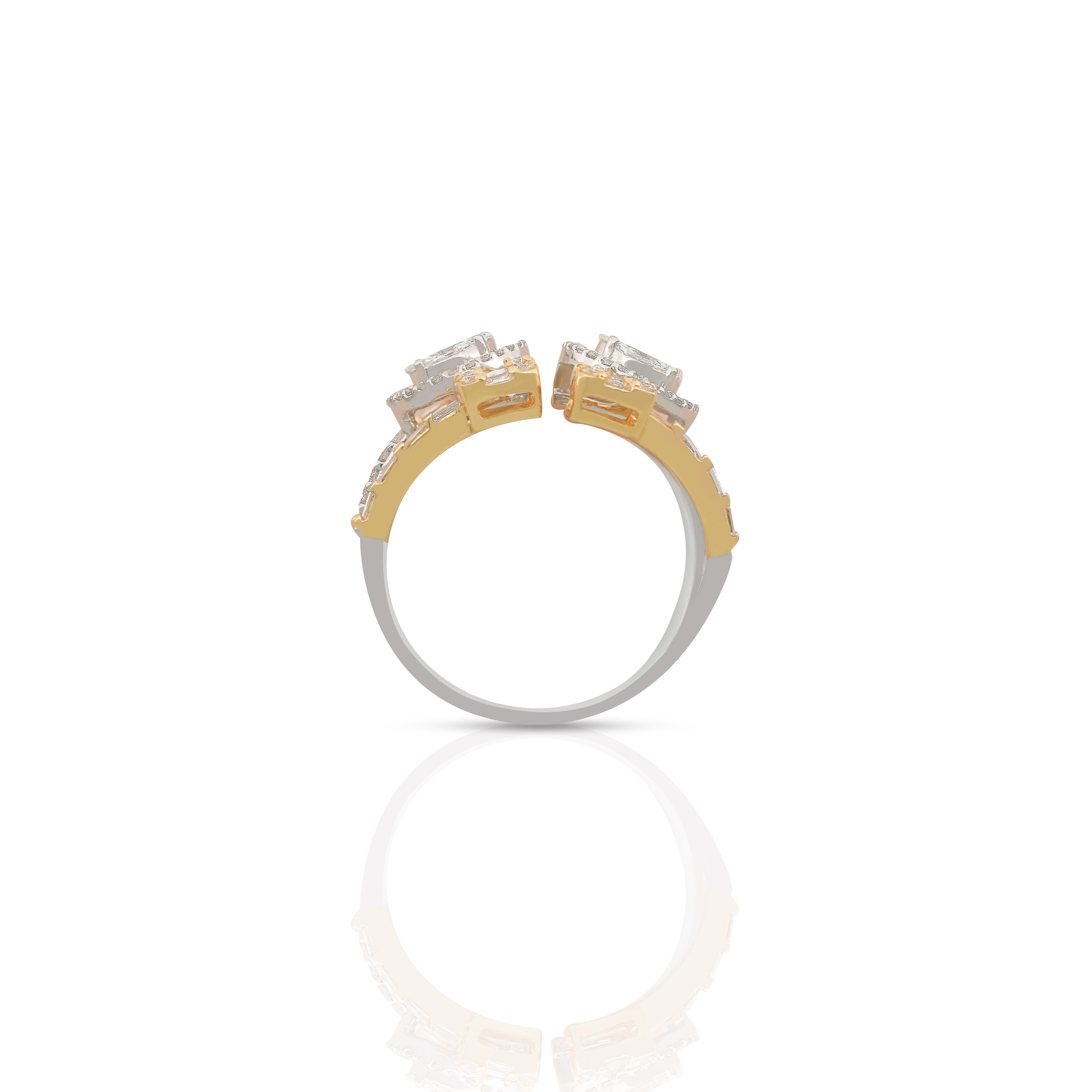 3 layer gold ring