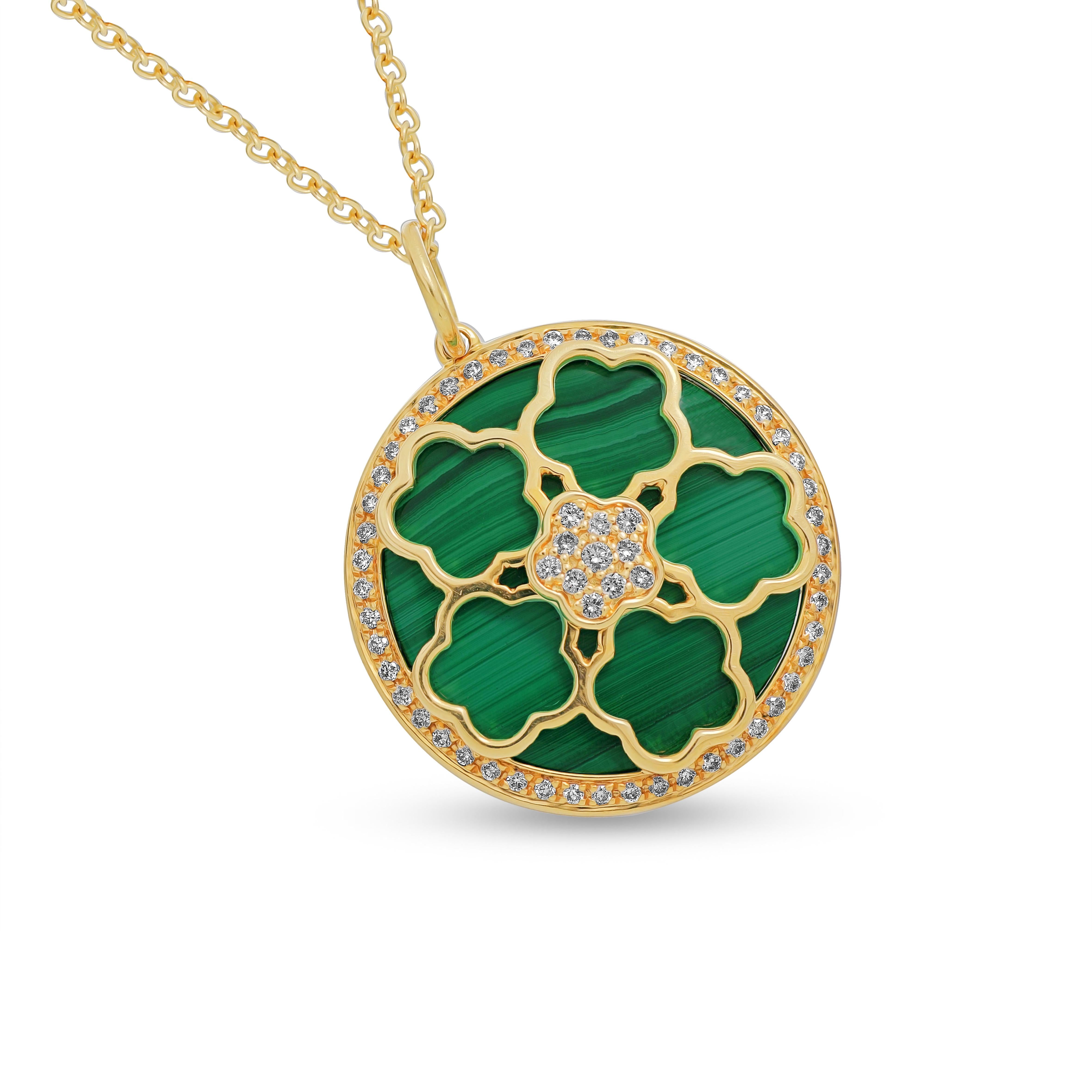 Halskette aus 18 Karat Gelbgold, die mit runden Brillanten unendlich funkelt. Eine atemberaubende Halskette aus Gelbgold mit einem Stil, der gleichermaßen klassisch und modern ist.

-	Gewicht: 12.520g 
-	Diamant: 1.180  cts
-	Farbe und Reinheit: G.H