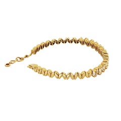 Amwaj Jewellery Marquise Cut Diamond Open Bangle