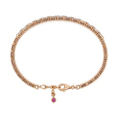 Amwaj Rose Gold Bracelet with Diamonds