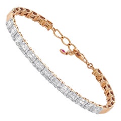 Amwaj Bracelet en or rose avec diamants