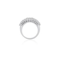 Amwaj White Gold 18 Carat Ring with Diamonds