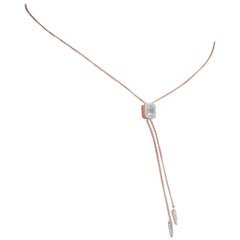 Amwaj White Gold 18 Karat Necklace with Diamonds