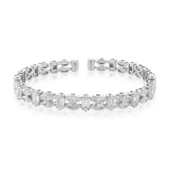 Amwaj White Gold Bracelet with Diamonds