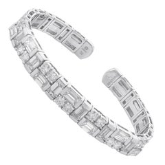 Amwaj Bracelet en or blanc avec diamants