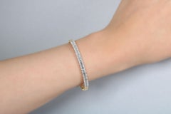 Amwaj Yellow Gold 18 Karat Bracelet with Diamonds
