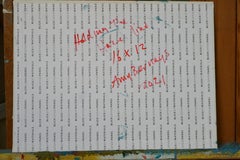 Tenere la linea della foschia, Pittura, Acrilico su tela