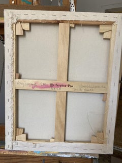 Homeschool and the Sea of Sharkes, Painting, Acrylic on Canvas