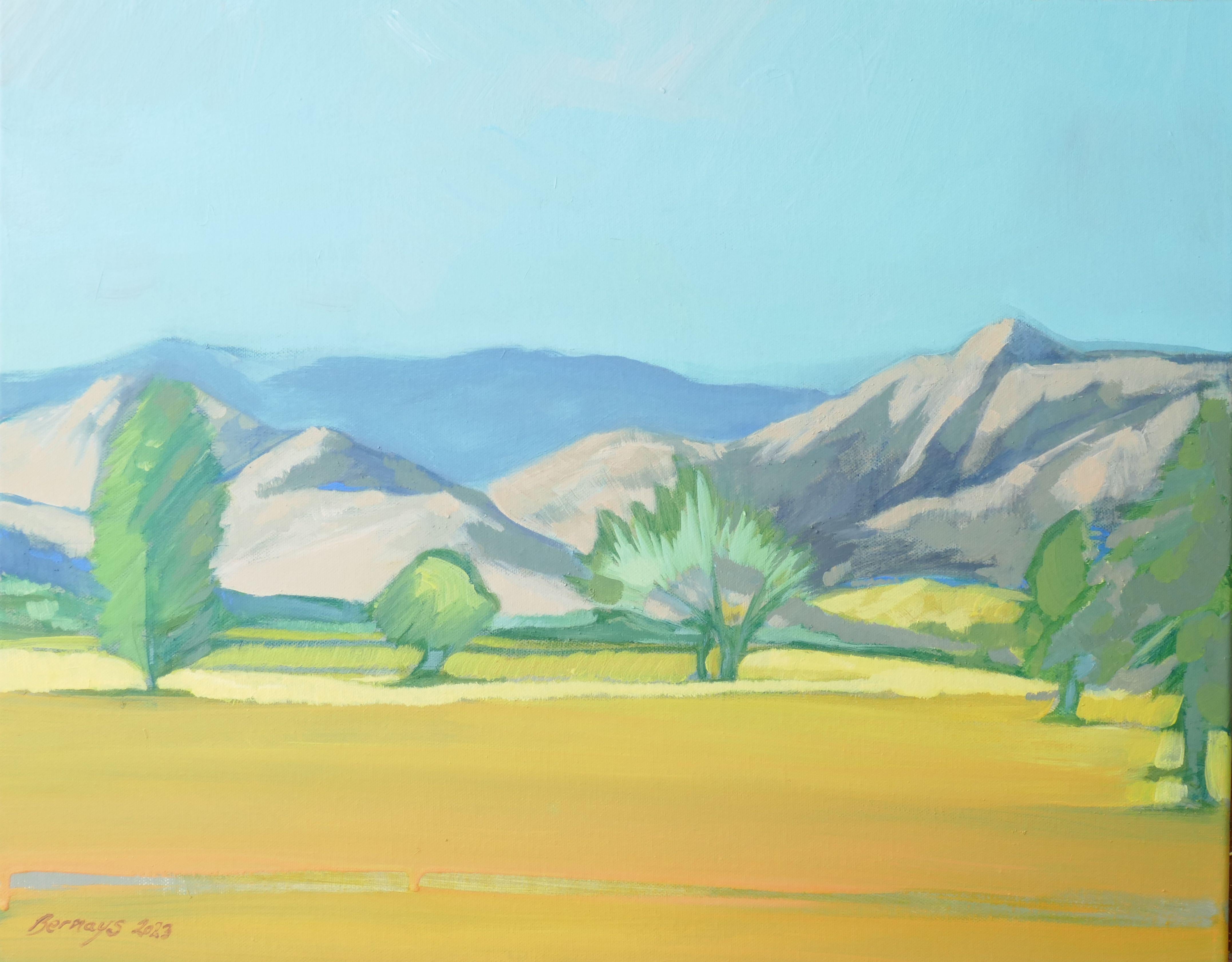 Prato di Kernville, Pittura, Acrilico su tela - Painting di Amy Bernays