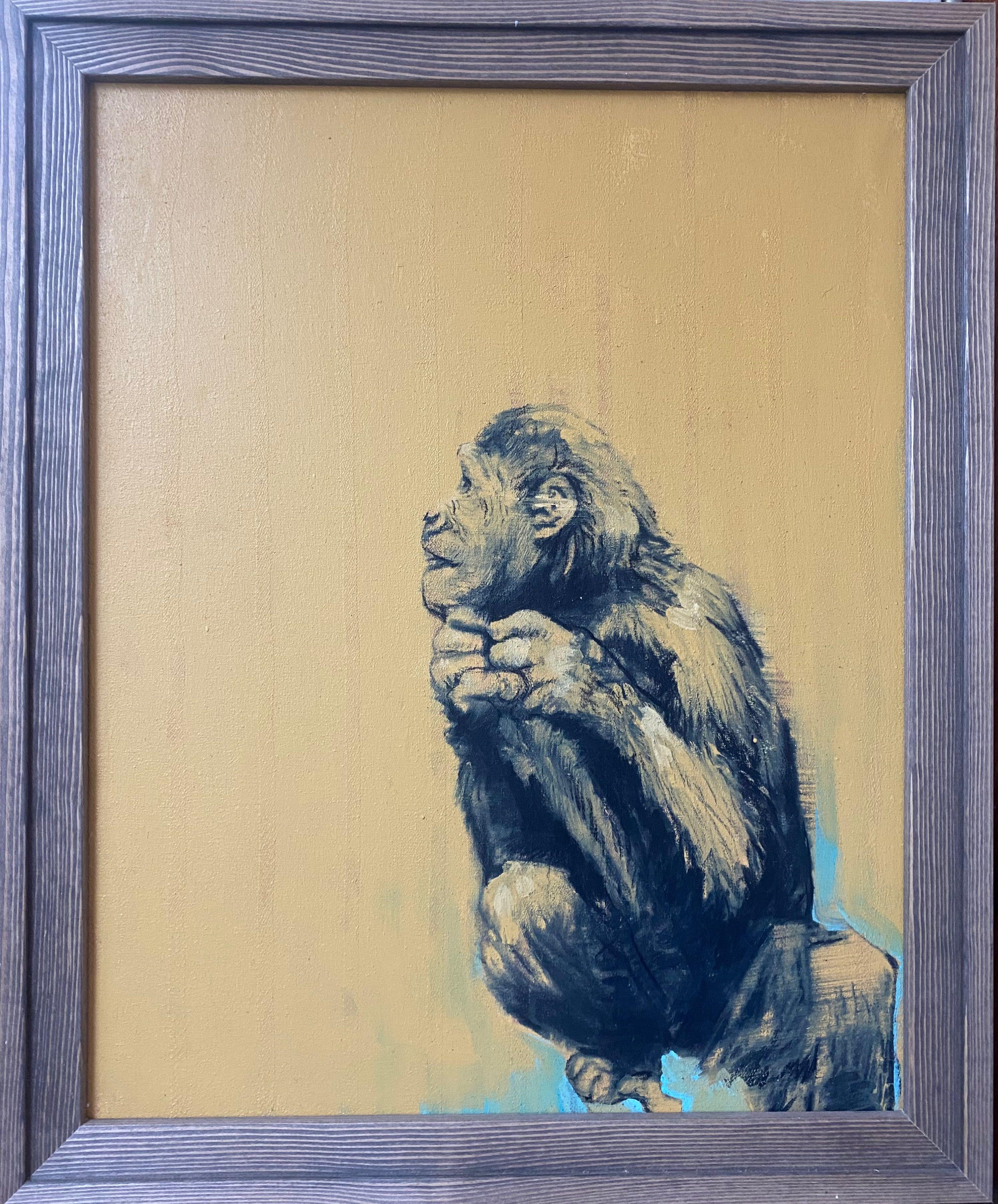 I nostri amici della foresta, Pittura, Acrilico su tela in vendita 2