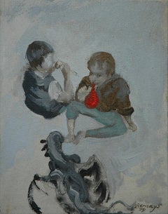 Play, Painting, Oil on Canvas