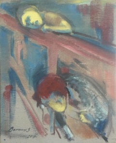 Scream for Pooh Sticks, Painting, Oil on Canvas