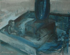 « The Parenting Pond » (L'étang de la mère), peinture, huile sur toile