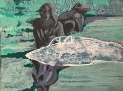 Peinture « The River Styx », acrylique sur autre