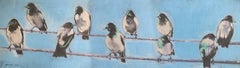 Twitter, Pittura, Acrilico su tela