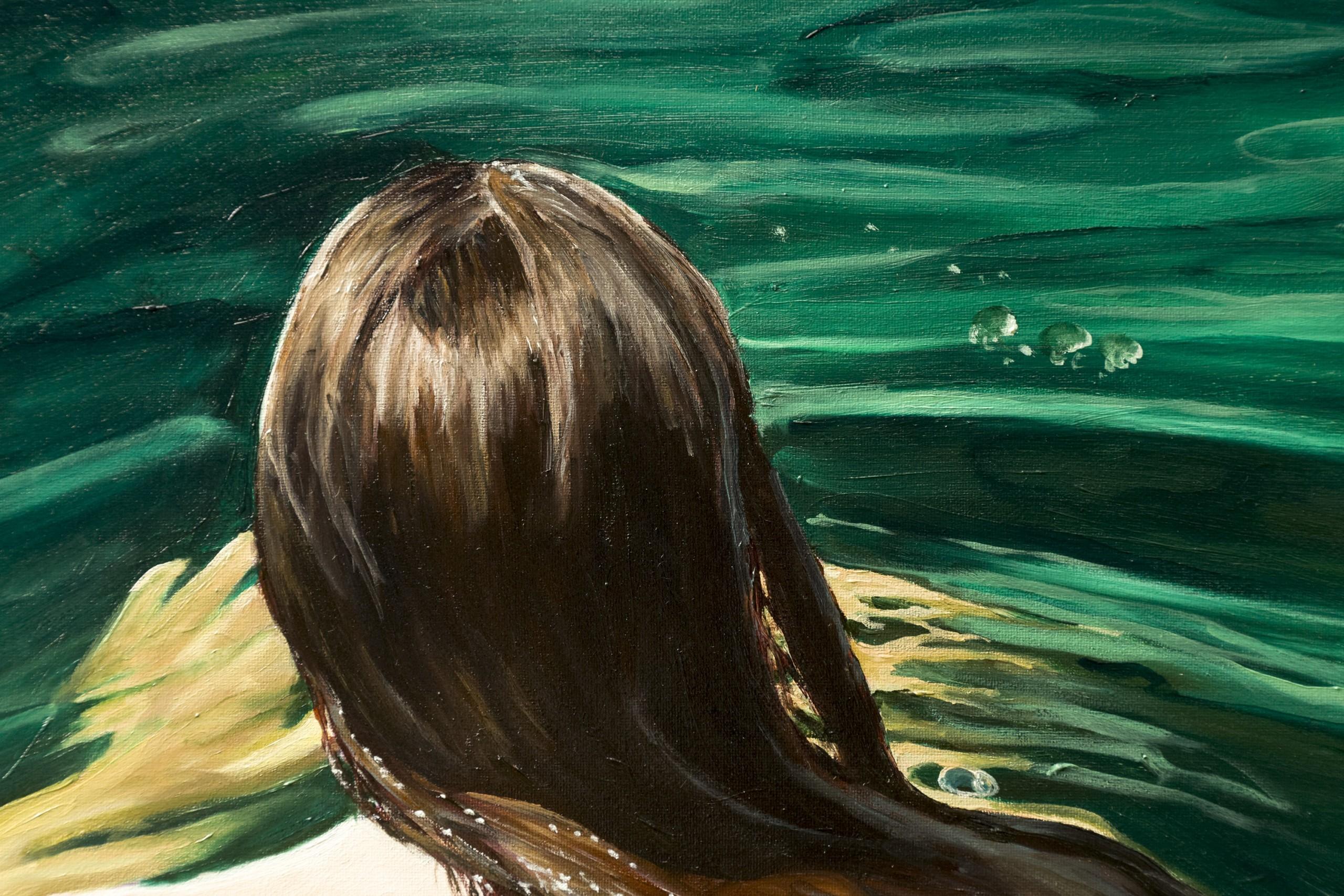 Amy Devlin - Artemis by Amy Devlin, Figurative art, Swimming, Human ...