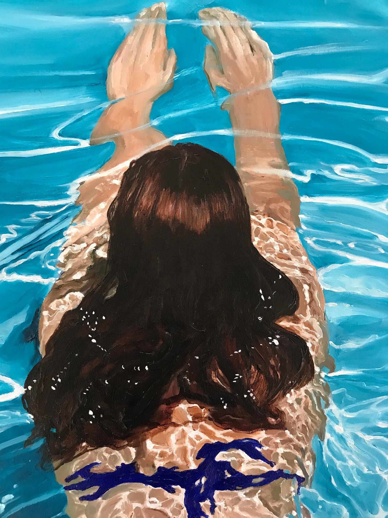 Amy Devlin portrays people, animals, or nature in her works. But what really matters to her is light and water, which she wants to capture in the form of a physical memory. By following her passion for paint, she tries to represent reality and
