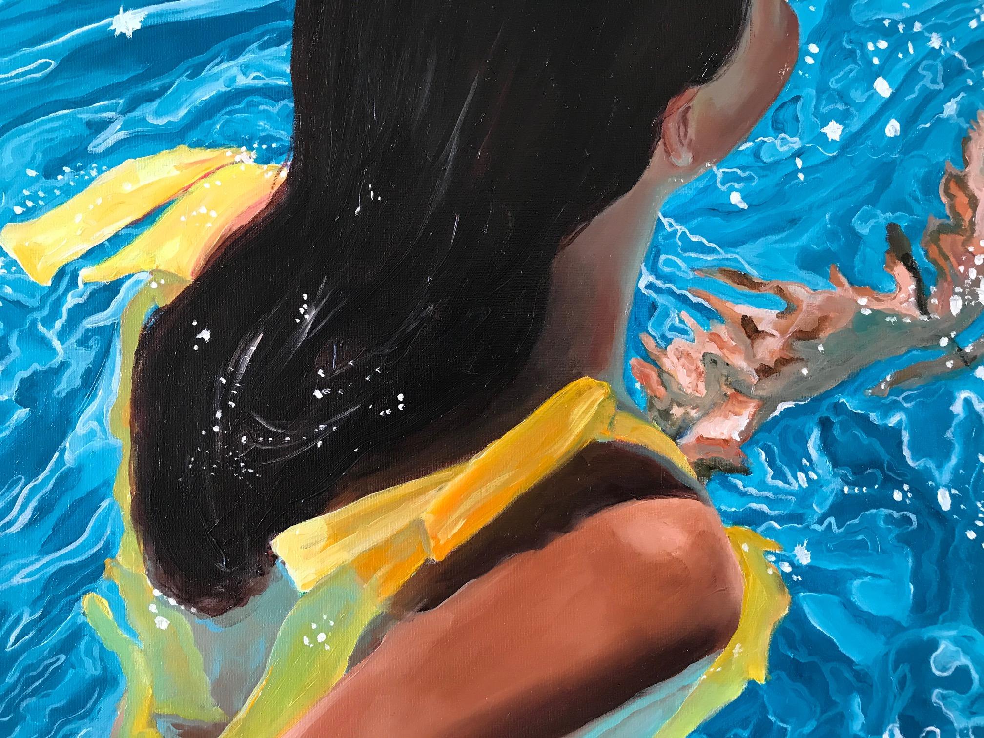 Amy Devlin portrays people, animals, or nature in her works. But what really matters to her is light and water, which she wants to capture in the form of a physical memory. By following her passion for paint, she tries to represent reality and