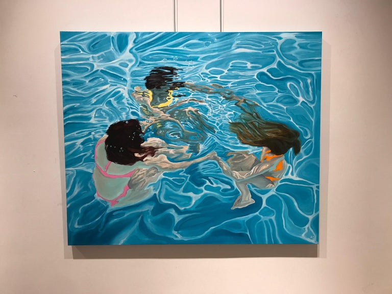 Amy Devlin - ''The Nymphs'' Contemporary Underwater Portrait Painting ...