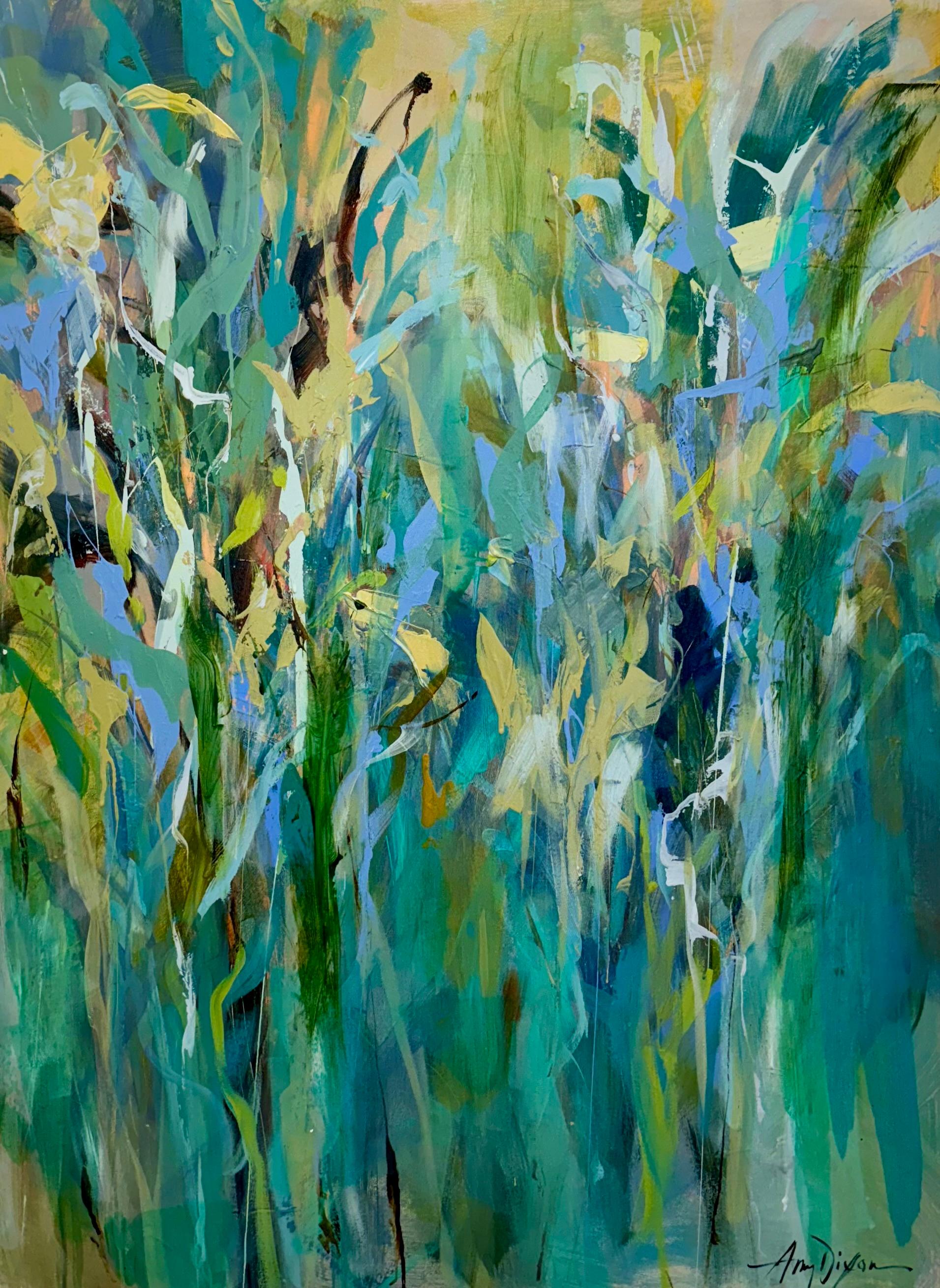 Le tele libere e spontanee di Amy Dixon sono piene di vita, di energia e di una tavolozza gloriosa che riscalda l'anima. I suoi dipinti trasmettono soprattutto la contagiosa gioia di vivere di questa artista e le espressioni pure e semplici della