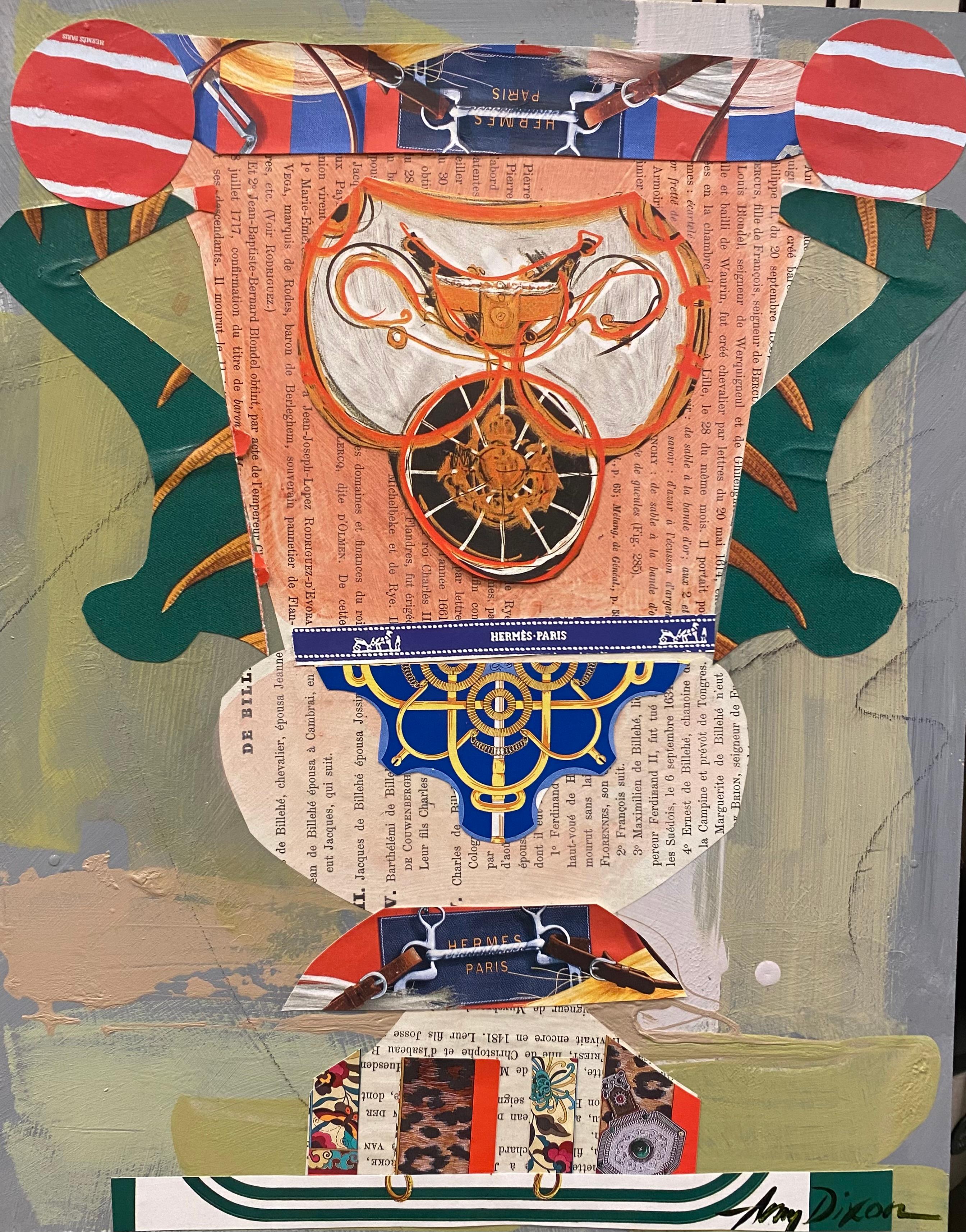 Amy Dixon’s loose, spontaneous canvases are full of life, energy and a glorious palette that warm the soul. Mostly her paintings convey this artist’s infectious joie de vivre and the pure and simple expressions of her creative soul. Her energetic