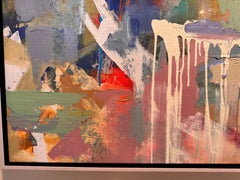 Stolen Moments #2 Abstract Painting, Oil on Canvas, 44x40 Inches