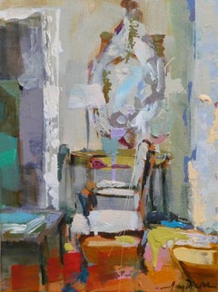 Estás invitado por Amy Dixon,  Naturaleza Muerta Abstracta Interior Pintura en Lienzo